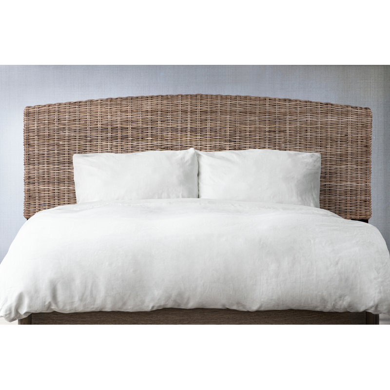 Carlino Mahogany Solid Wood Panel Headboard, King