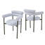 Élégantes chaises de salle à manger rembourrées avec pieds en métal pour un confort accru et une esthétique moderne (ensemble de 2)-449648635-449648633