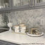 Asian Statuary 1x3 Herringbone Polished Marble Mosaic Tile