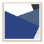 Blue Colorblock 1 Print by Goderwis, Kyle