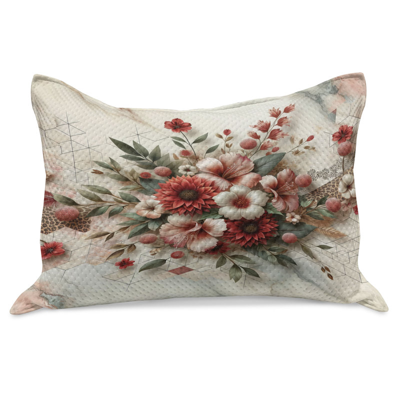 Housse de couette Ambesonne Flowers, H 20 po x l 30 po
