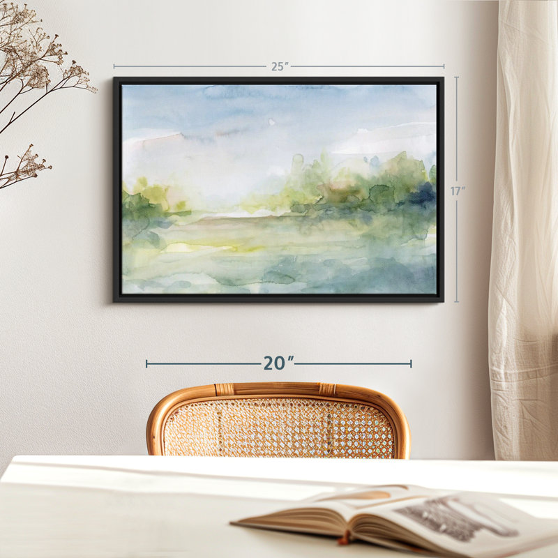 Abstrait «Clear Day Canvas Print», H 17 po x l 25 po
