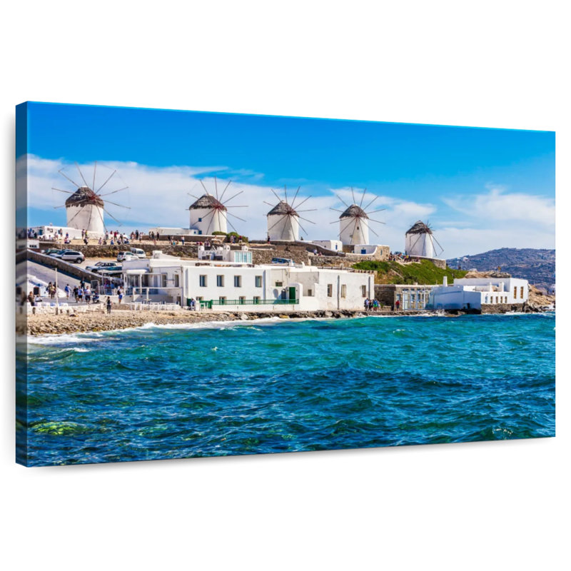 Gillard Mykonos Windmills, H 20 po x l 30 po