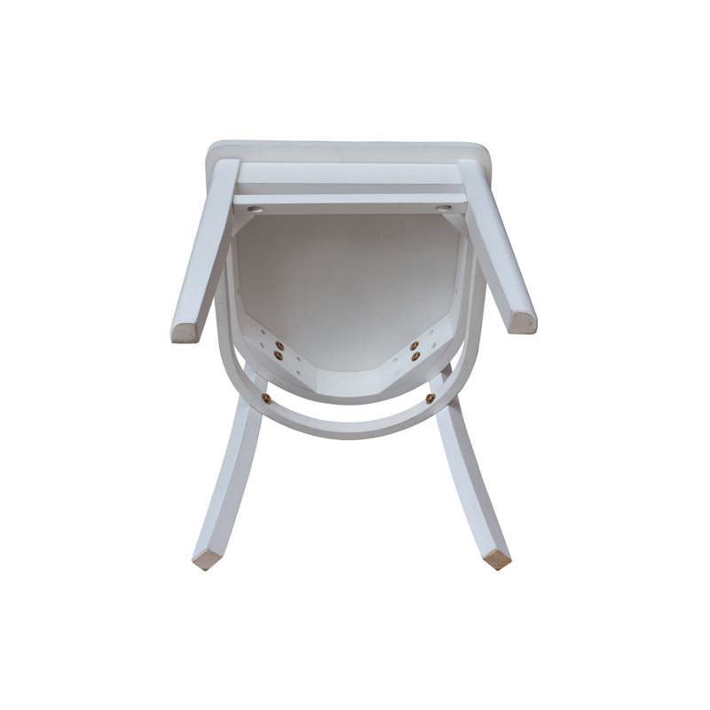 Alvery Solid Wood Dining Chair, Chalk