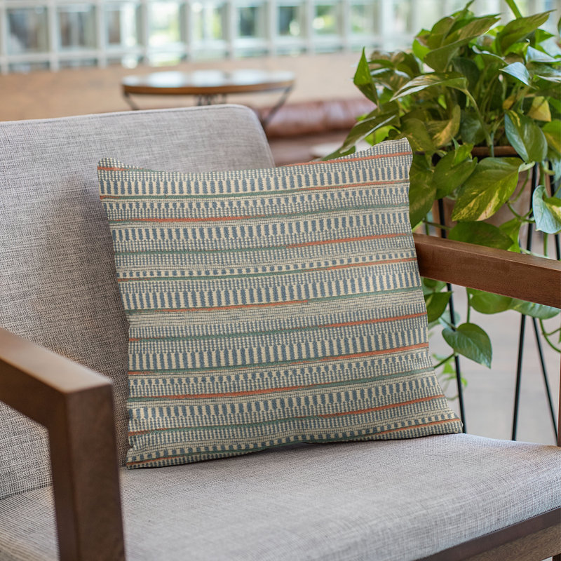 Lane Striped Reversible Throw Pillow, 22" x 22"