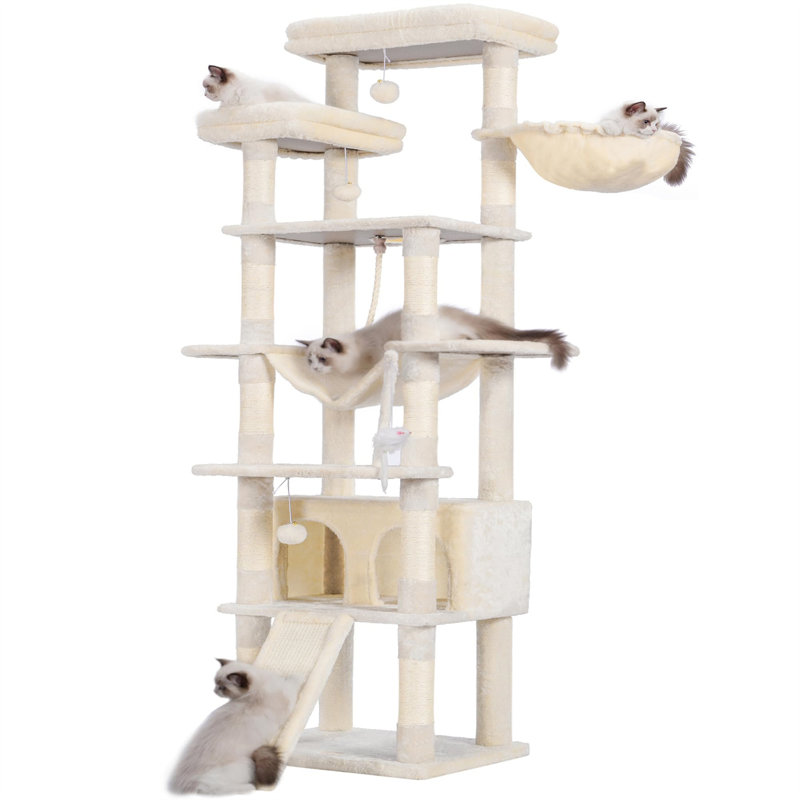 Elpida 23.6'' H Cat Tree, Beige