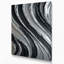 Art mural sur toile gris foncé et gris diagonal-120512178
