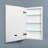 Recessed Framed 1 Door Medicine Cabinet with 2 Adjustable Shelves-931508481-817266361