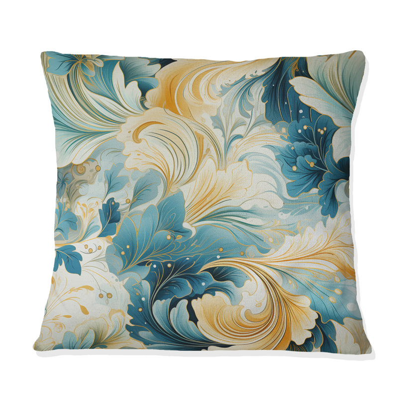  Polyester Throw Pillow, 18"H x 18"W
