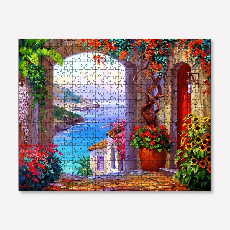 500 pièces en carton, 100% carton, 500 pièces, 18,9 x 13,4 pouces | Taille de la boîte: 13,2 po x 9,1 po x 2,0 po | Parfait pour le plaisir et la détente en famille, pièces durables de haute qualité pour un assemblage facile, cadeau idéal pour les amateurs de casse-tête