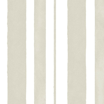Rachel Ashwell Watercolour Stripe Grey Wallpaper