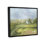 «Distant White Barn Vast Country Farmland Fields», peinture sur toile