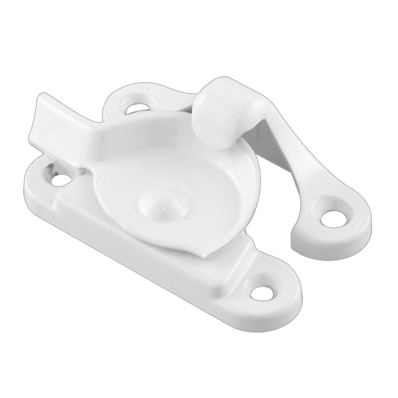 Serrure de fenêtre à découpage sous pression avec œillets d'alignement et trous de fixation Prime-Line Sur le centre (paquet simple)