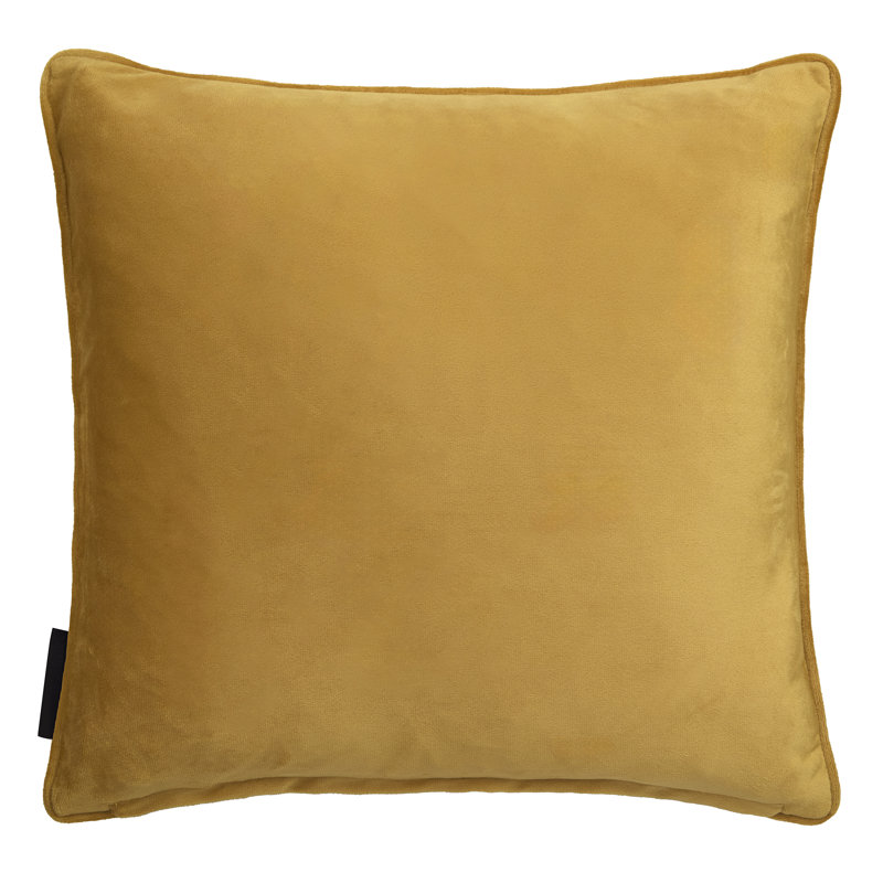 Laurence Llewelyn-Bowen Diva Embroidery Cushion Ochre, Filled Cushion