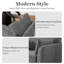 Fauteuil moderne rembourré pour la maison-694349738