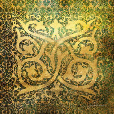 Antiquity Tiles I by James Burghardt - Wrapped Canvas Print