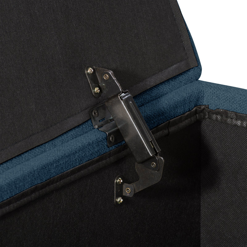 Banc de rangement Thane, Bleu marine