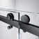 50'' - 55'' W x 76'' H Double Added Frameless Shower Door with Clear Glass