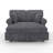 Chenille Chaise Lounge Sofa Bed With Removable Cushion-1238241482