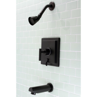 Kingston Brass Manhattan Single-Handle Pressure Balanced Tub and Shower Faucet