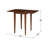Small Dining Table With Dual 9" Drop Leaf, Dimensions 36"W X 22"D X 29"H, Espresso