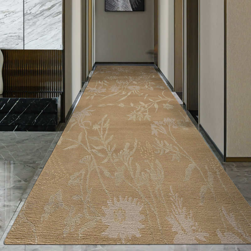 Floral Area Rug, Runner 3' x 10'