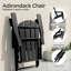 Chaises pliables Adirondack, ensemble de chaises de patio en PEHD léger et portable, siège de foyer d'extérieur pliable et peu encombrant pour le camping, la cour arrière et la terrasse-1195542322-1195542320
