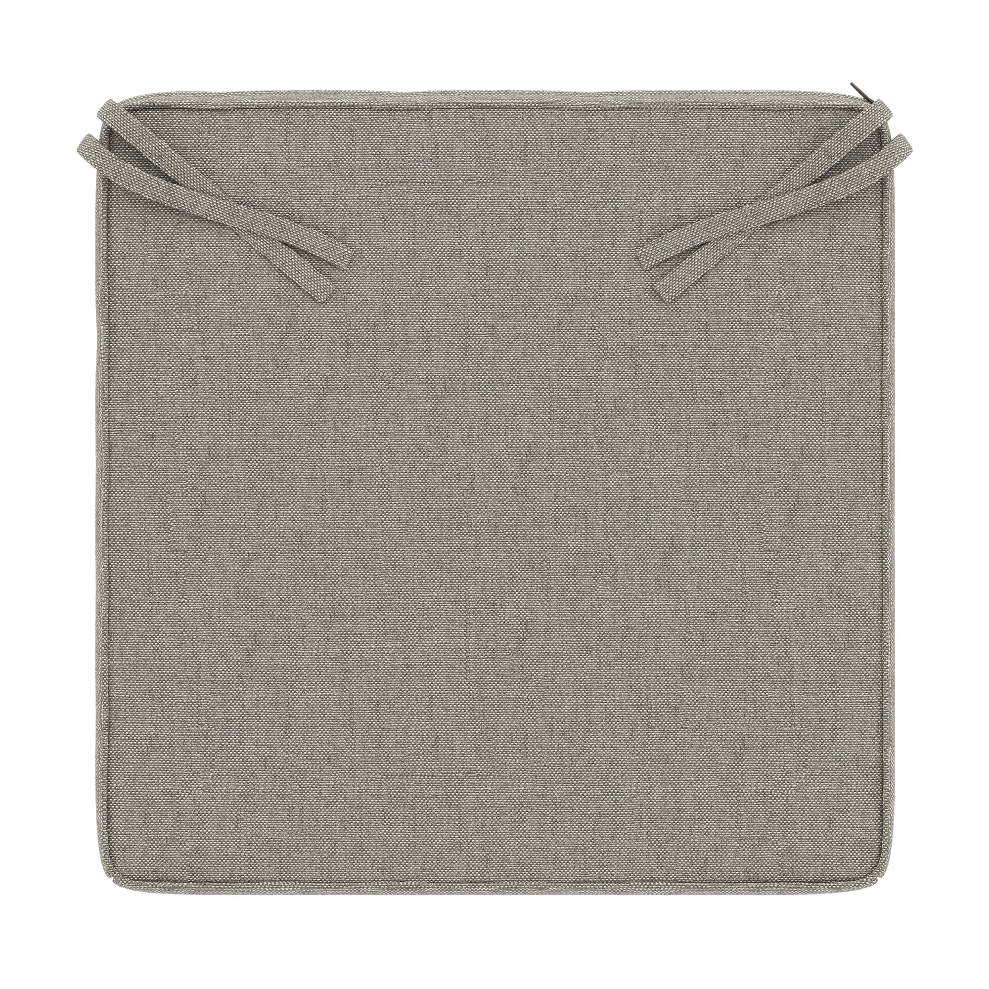 Sunbrella® Outdoor Dining Chair Seat Cushion, Spectrum Dove Sunbrella® Plainweave, 17" W x 17" D