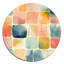 " Orange Fun Pattern Of Shapes III "-88629114
