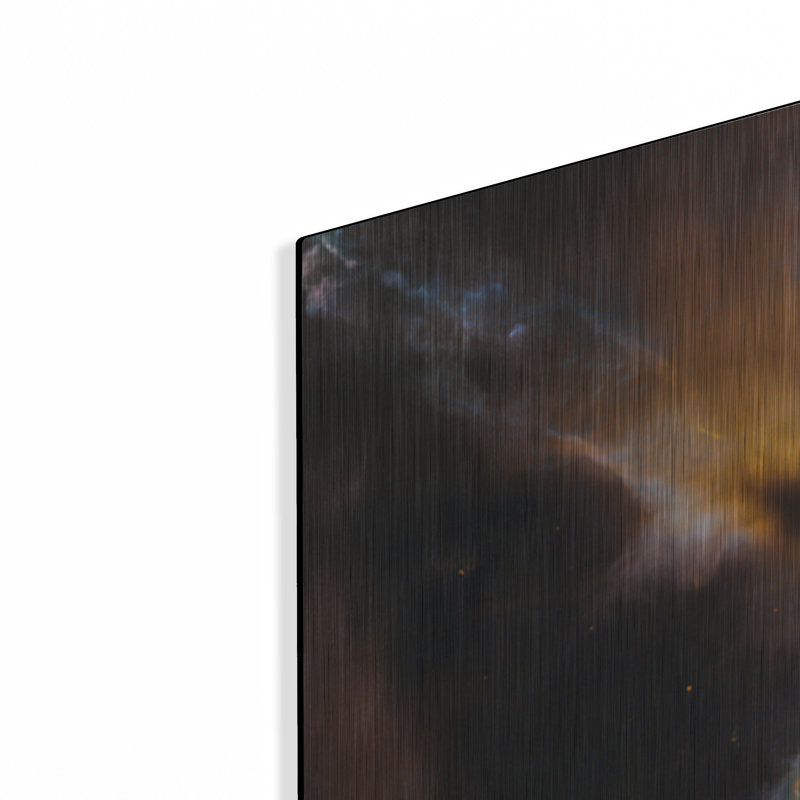  «Herbig Haro 24» par le télescope Hubble de la NASA, art mural en métal, H 24 po x l 24 po
