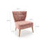 Chaise d'appoint en polyester 25,59 po Lavertue