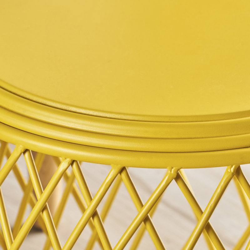 Table de bout Milano, Jaune