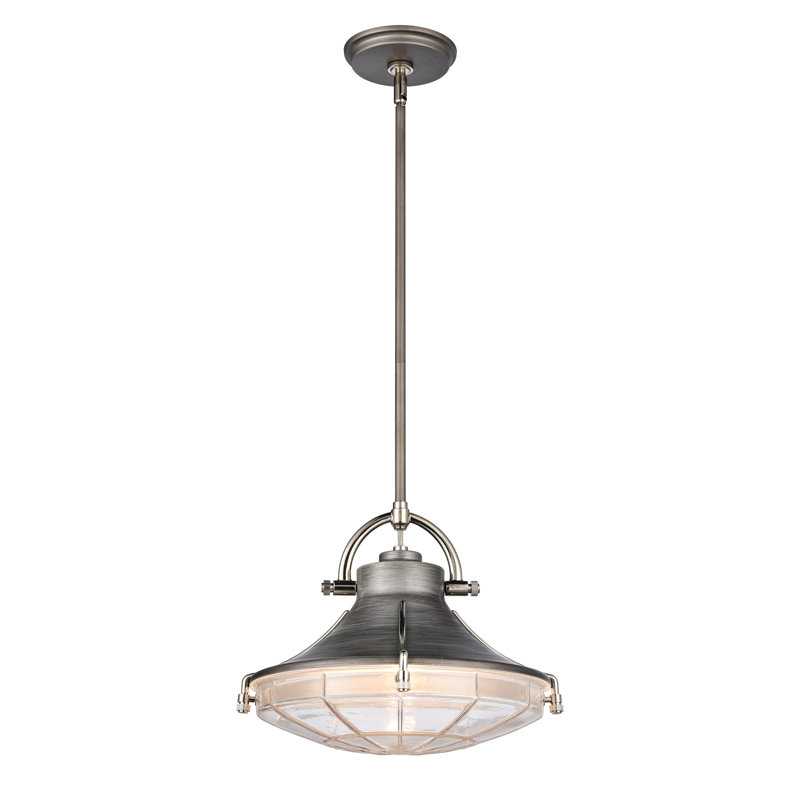 Luminaire suspendu 1 lumière Urbanite, 100 W, H 10,5 po x l 13 po x P 13 po