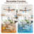 42" 3-Blade LED Standard Ceiling Fan with Remote Control and Light Kit for Living Room