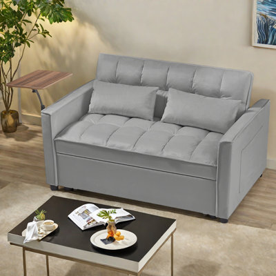 Velvet Loveseat Sofa Bed