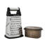 Universal Box Grater with Measuring Cups