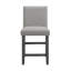 Chaise d'appoint rembourrée en gris duewa