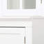 Armoire autoportante 75,25 po H 36,25 po l avec porte vitrée