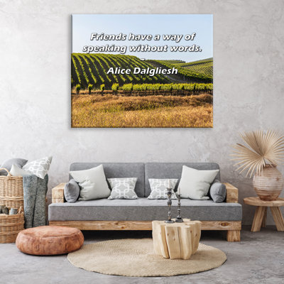 Artsy Quote By Alice Dalgliesh Gallery Wrapped Canvas