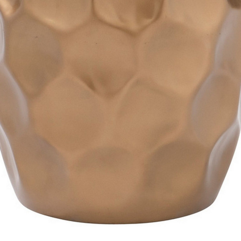 Aavan End Table, Gold