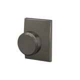 Custom Bowery Knob with Century Rose Non Turning Dummy Lock