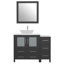  Framed 29.9" Single Bathroom Vanity Set with Mirror-27042771