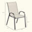 Ensemble de 4 chaises d'extérieur empilables