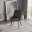 Chaise de salle à manger moderne avec pieds en métal noir - 2 pièces / pièce-1502116151-1502116150