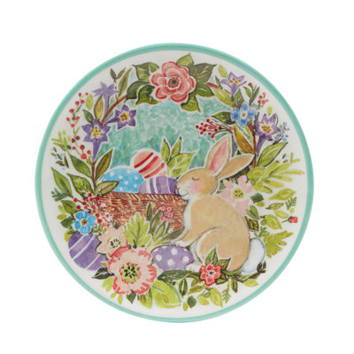 Ensemble de 6 assiettes à salade Joy of Pâques 9 po