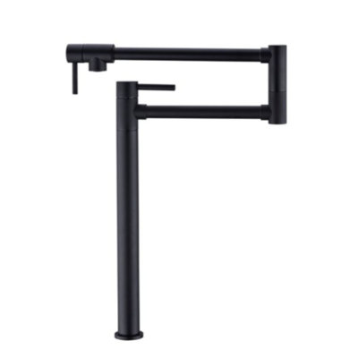 Robinet de remplissage de robinet d'eau froide noir mat