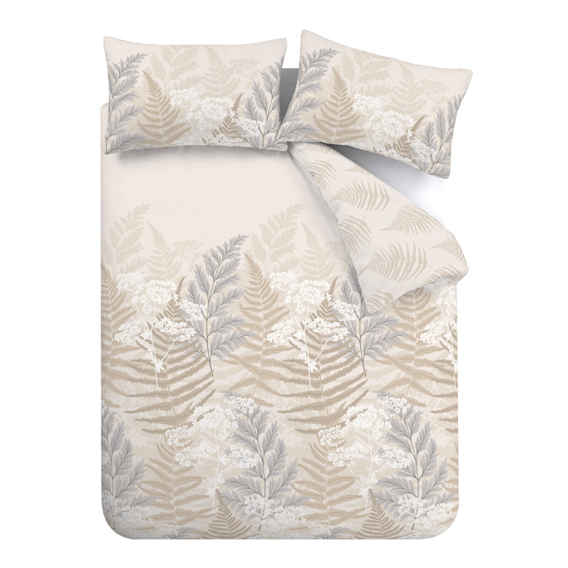 Floral Foliage Duvet Cover Set, Double - 2 Standard Pillowcases