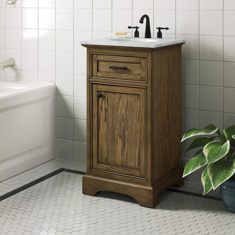 Meuble-lavabo simple 19 po Hermes, Bois flotté