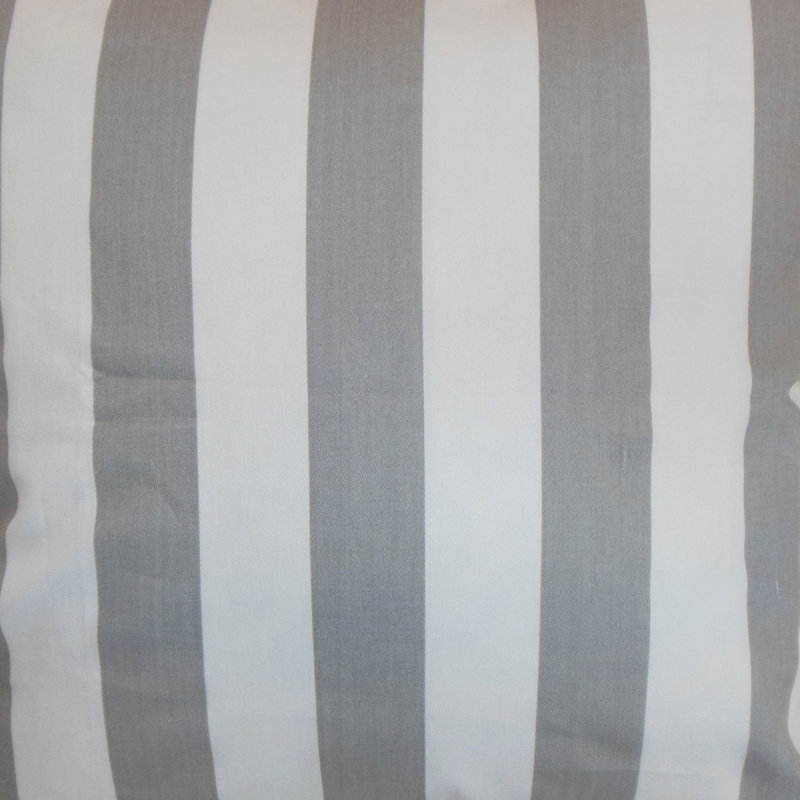 Striped Reversible Throw Pillow, 20" H x 20" W, Storm Twill, Polyester/Polyfill