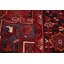Tapis oriental rouge 10x13